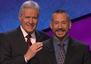'Jeopardy' host Alex Trebek with Nic Pereira of Guerneville